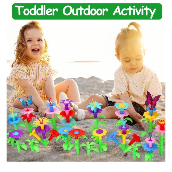 Creative Gardens Flower Arrangement Building Toy DIY Play Kit NIB Sealed Ages 3+ - Picture 3 of 16